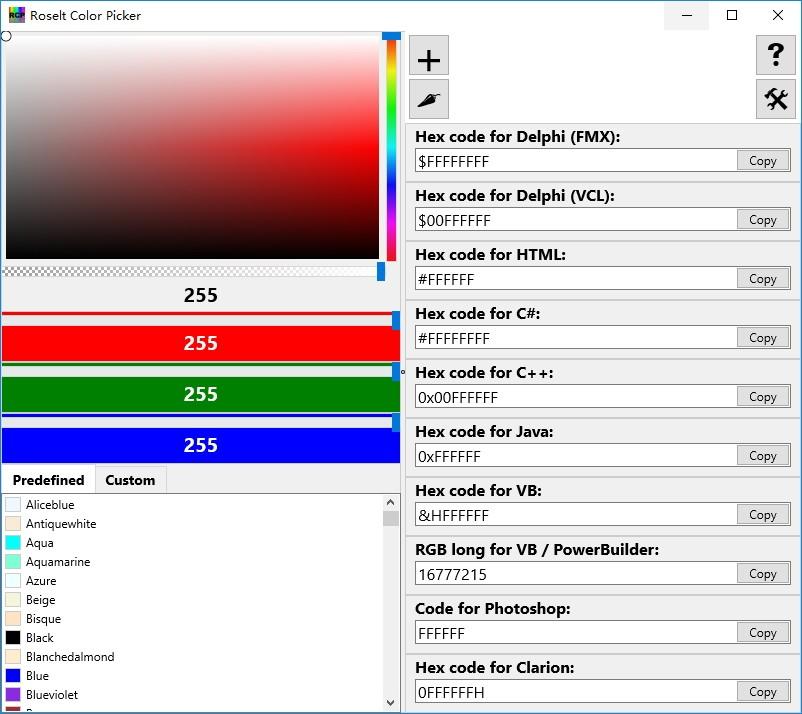 Roselt Color Picker下载,颜色提取器